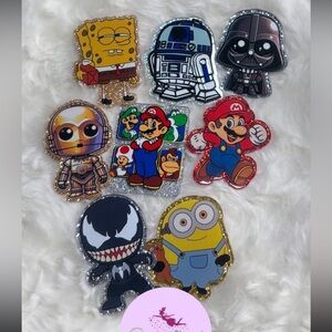 Cartoon character badge reels